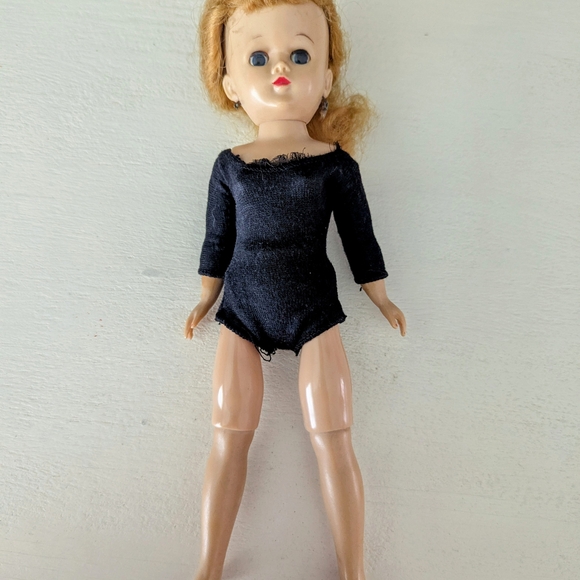 Vogue Jill Doll 1957 with Black Outfit and Blonde Hair